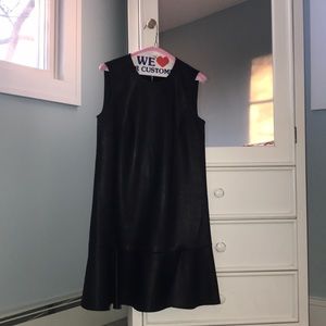 BCBG Maxazria leather dress in black